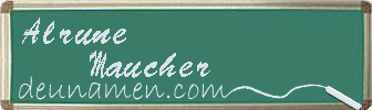 Alrune Maucher Visitenkarte